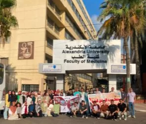جامعة الإسكندرية تطلق قافلة طبية شاملة لخدمة أهالي قرية ديروط بالبحيرة