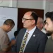 رئيس جامعة حلوان الأهلية يتفقد فعاليات استقبال الطلاب المتقدمين للجامعة