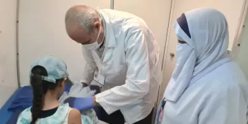 كشف وعلاج 1538 مواطنًا بقافلة كفر السابي بشبراخيت