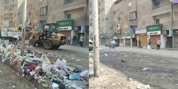 حملات فورية لرفع المخلفات والاستجابة لشكاوى المواطنين بأحياء المحافظة