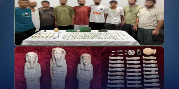 يقظة الداخلية تكشف لصوص التاريخ.. الأشرار التسعة سقطوا بـ 118 قطعة أثرية قبل بيعها
