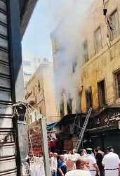 الحماية المدنية تنقذ «قلب الإسكندرية» من حريق مدمر.. وحماية محكمة الحقانية