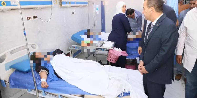محافظ المنوفية يتفقد مصابي حادث «كفر داود – البريجات» ويوجه بتوفير الرعاية الطبية