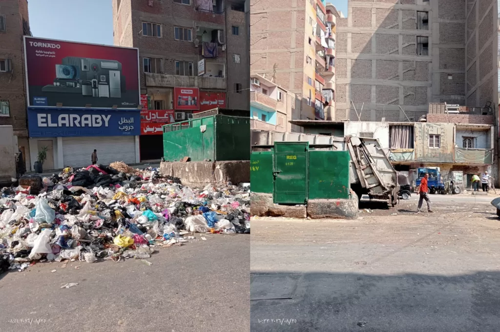استجابة فورية لشكاوى المواطنين.. رفع المخلفات وتحسين مستوى النظافة بعدد من أحياء الجيزة 3 - جريدة الجمهورية WhatsApp Image 2026 08 26 at 2.01.49 PM 1 - جريدة الجمهورية
