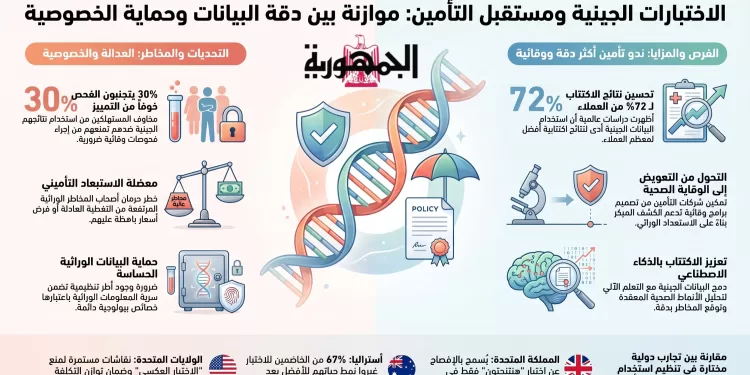 الاتحاد:الاختبارات الجينية وتأثيرها على نماذج تقييم المخاطر في التأمين الطبي وتأمينات الحياة