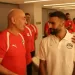 لاعبو منتخب مصر يحتفلون بحسام وإبراهيم حسن بعد تجديد التعاقد حتى 2030