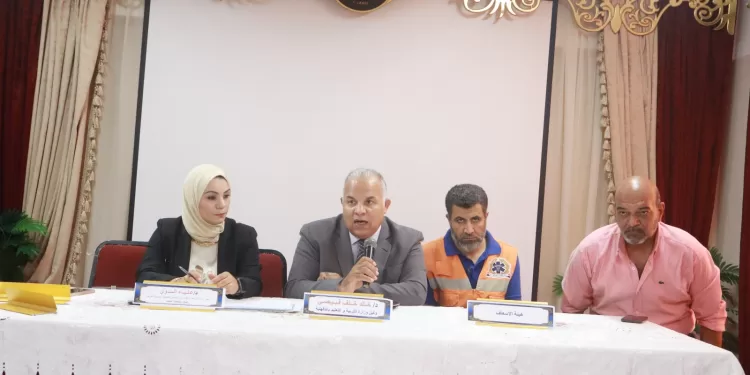 تدريب عملي للتعامل مع حالات الطوارئ بمدارس الدقهلية