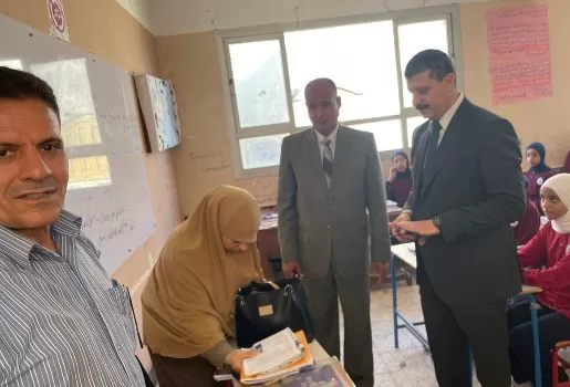 جولة ميدانية لوكيل تعليم الدقهلية لمتابعة انتظام العملية التعليمية بمدارس شربين 3 - جريدة الجمهورية 3 144 - جريدة الجمهورية