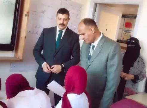 جولة ميدانية لوكيل تعليم الدقهلية لمتابعة انتظام العملية التعليمية بمدارس شربين 4 - جريدة الجمهورية 4 121 - جريدة الجمهورية