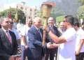 جامعة الفيوم تستقبل شعلة أسبوع شباب الجامعات والمعاهد العليا الـ 14