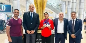 «الشباب والرياضة» تستقبل فريدة أبو هاشم بعد تتويجها بـ 3 ميداليات فضية في بطولتي العالم بالصين