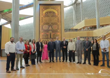 جورج قرداحي يزور مكتبة الإسكندرية ويطلع على مقتنياتها وخدماتها الثقافية 4 - جريدة الجمهورية جورج قرداحي يزور مكتبة الإسكندرية ويطلع على مقتنياتها وخدماتها الثقافية