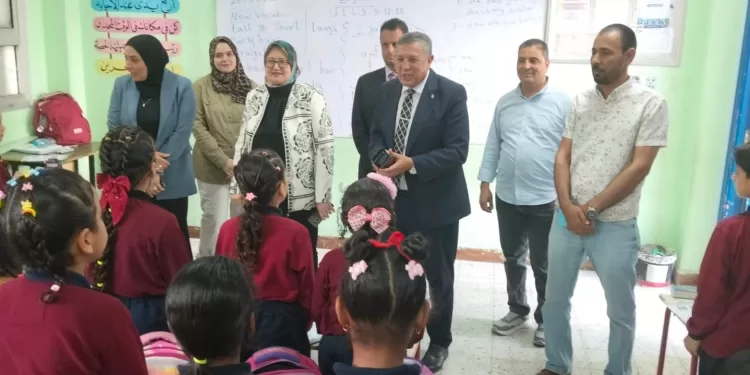 جولة ميدانية لمتابعة انتظام العملية التعليمية بمدارس وادي النطرون في البحيرة