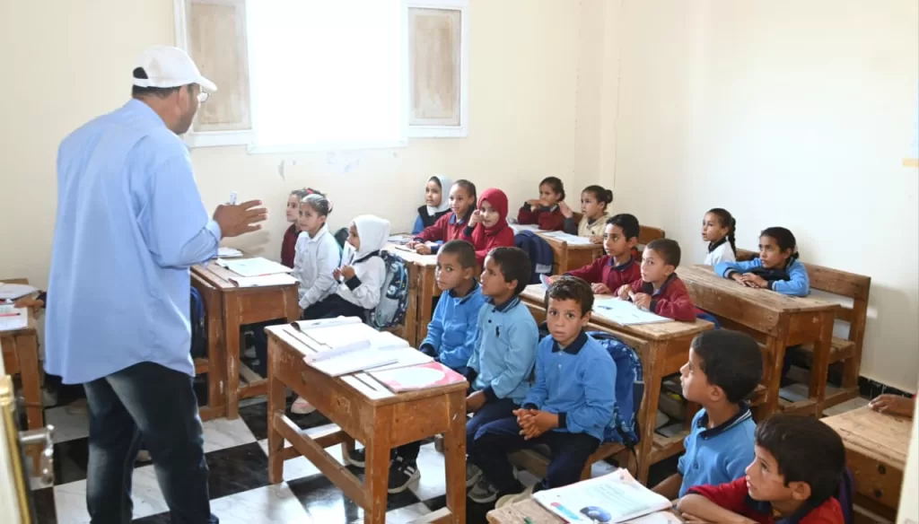 افتتاح مدرسة الأمل بوادي النطرون وتخصيص أرض لأخرى جديدة